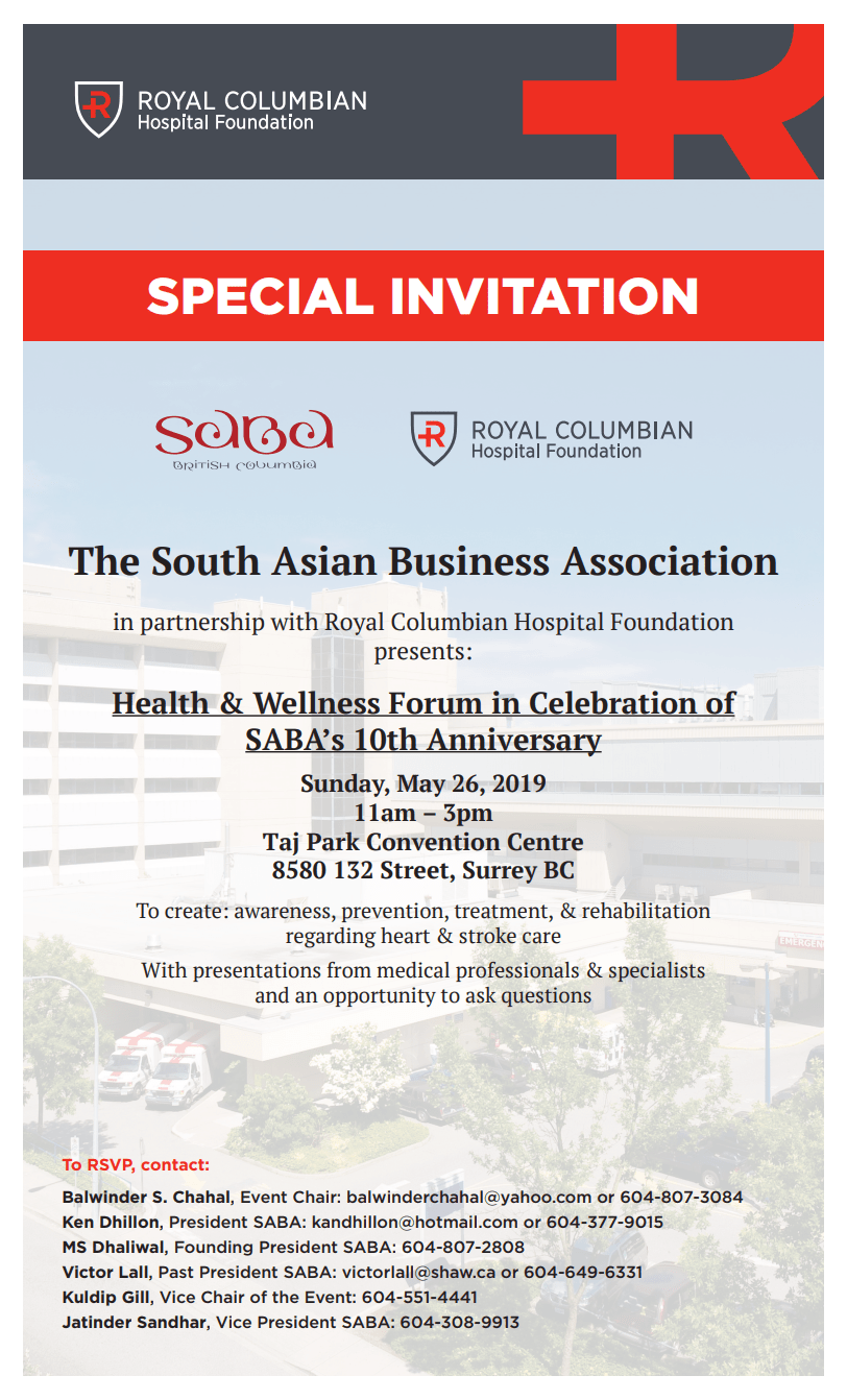 Health Seminar in Celebration of SABA’s 10 th Anniversary